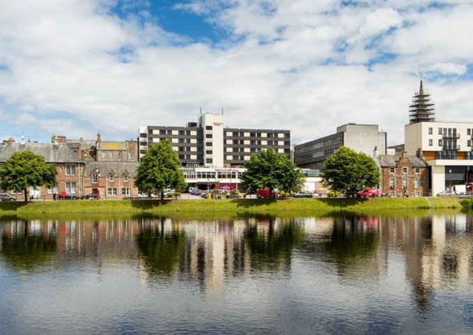 The Caledonian Hotel, Inverness after rebuilding in 1966