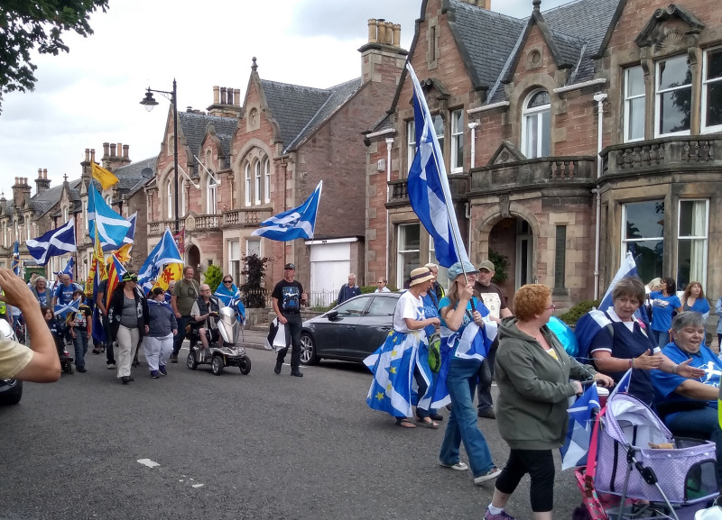 Marchers at the Start